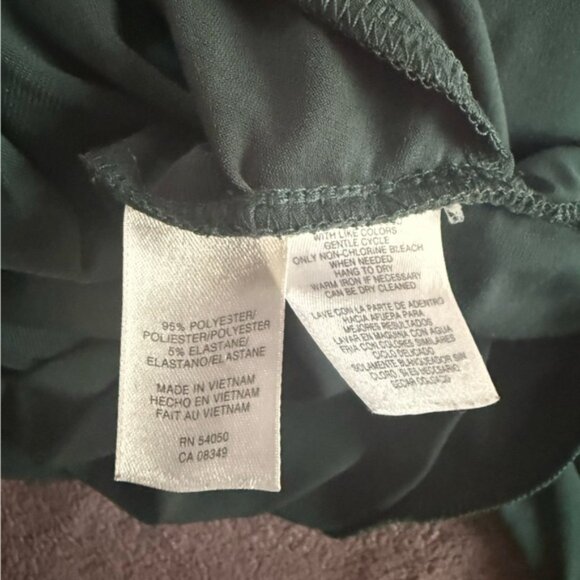 Anne Klein Green Blouse - Picture 3 of 5